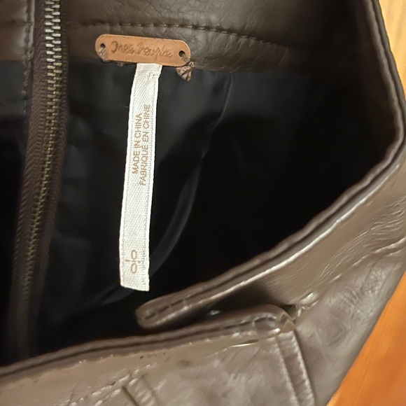 Free People vegan leather mini skirt - Picture 8 of 8